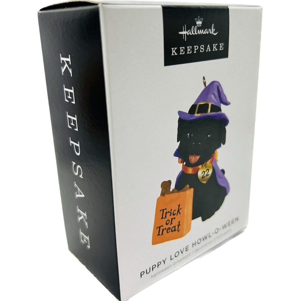 Hallmark PUPPY LOVE HOWL-O-WEEN Keepsake Ornament 2022 Halloween NIB‎